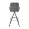 Armen Living Odessa 30" Bar Height Bar Stool in Charcoal Fabric and Black Finish LCODBACH30 - alternate 6